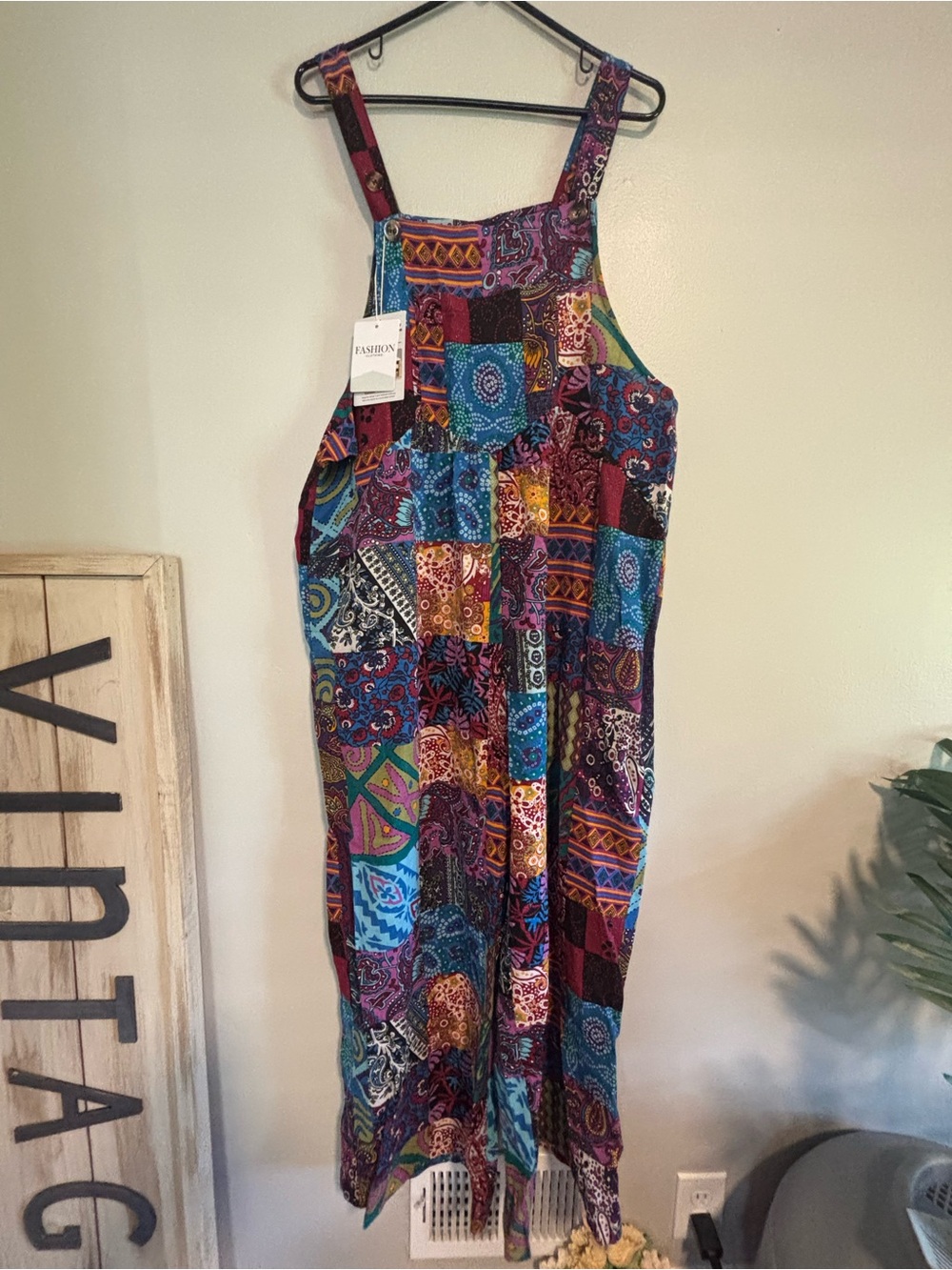 Bohemian Patchwork Overalls - Multi